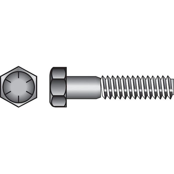 Hillman Grade 8, Hex Head Cap Screw, Zinc Plated Steel, 1-1/2 in L, 50 PK 54571 - main
